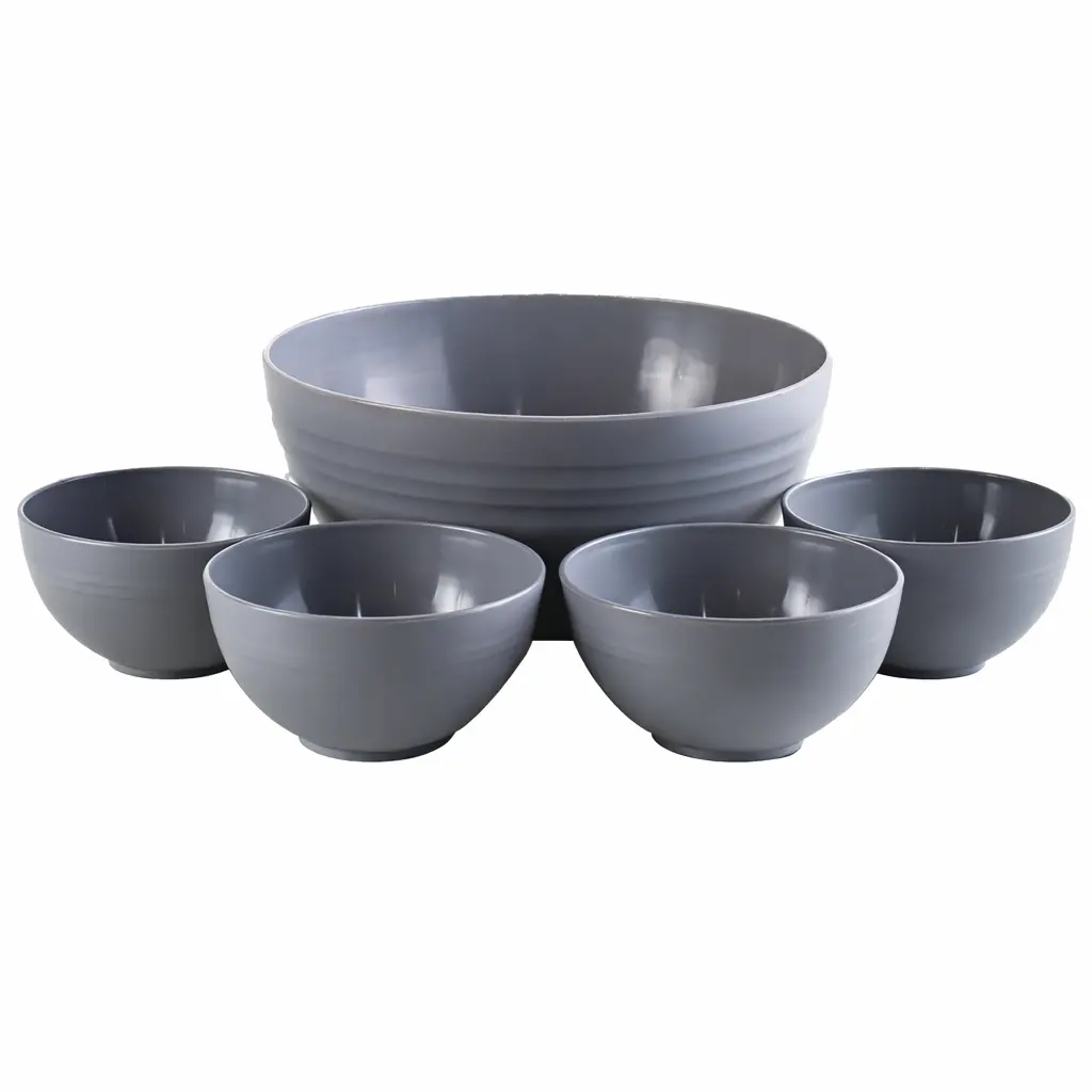 SET POKE X5 ENSALADERA Y COMPOTERA X4 E/ CT ( 6657 )