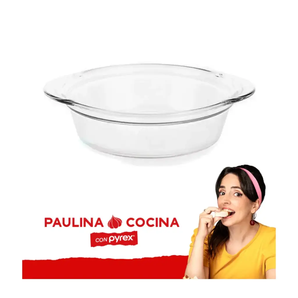 TARTERA REDONDA PYREX 24 X 6.6CM 2.46LTS ( 1143009 )