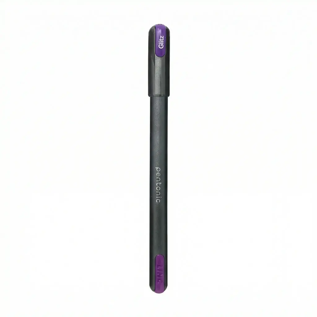 LAPICERA PENTONIC GEL 1.0mm VIOLETA C/ GLITTER ( 7856G-V )