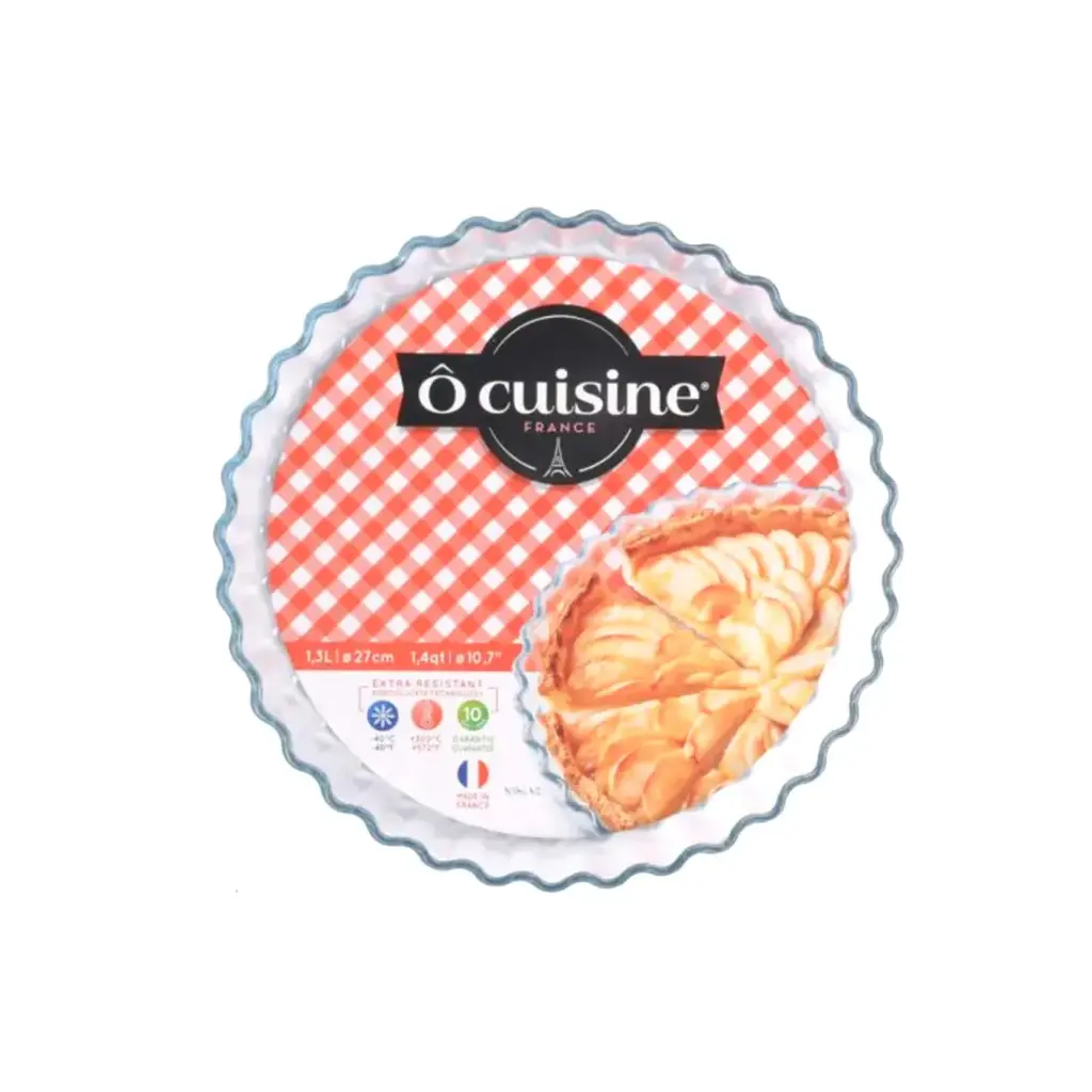 TARTERA ONDEADA CUISINE 27 x 3.5cm 1.4lts ( 803BC00 )