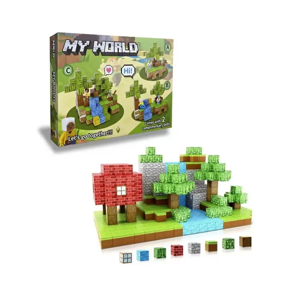 CUBOS IMANTADOS MINECRFT x120 e/Cj