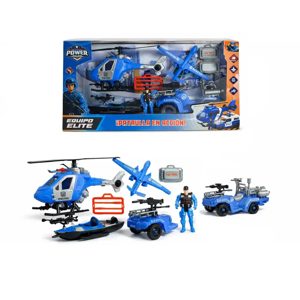 SUPER SET POLICIA e/Cj ( 56876 )