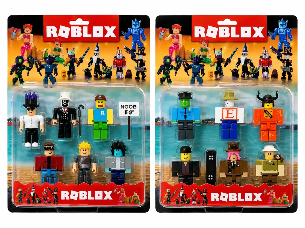 MUÑECO ROBLOX X6 C/ ACCESORIOS  E/ BL