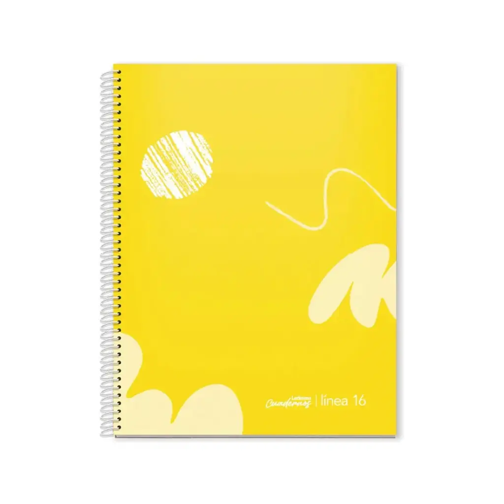 CUADERNO LINEA 16 A4 C/ ESPIRAL T/ FLEX x 70HJS RAYADO