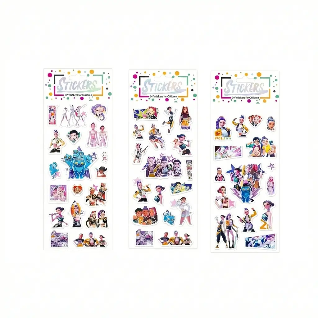 STICKERS GUERRERAS KPOP E/ CT ( 1515-30 )