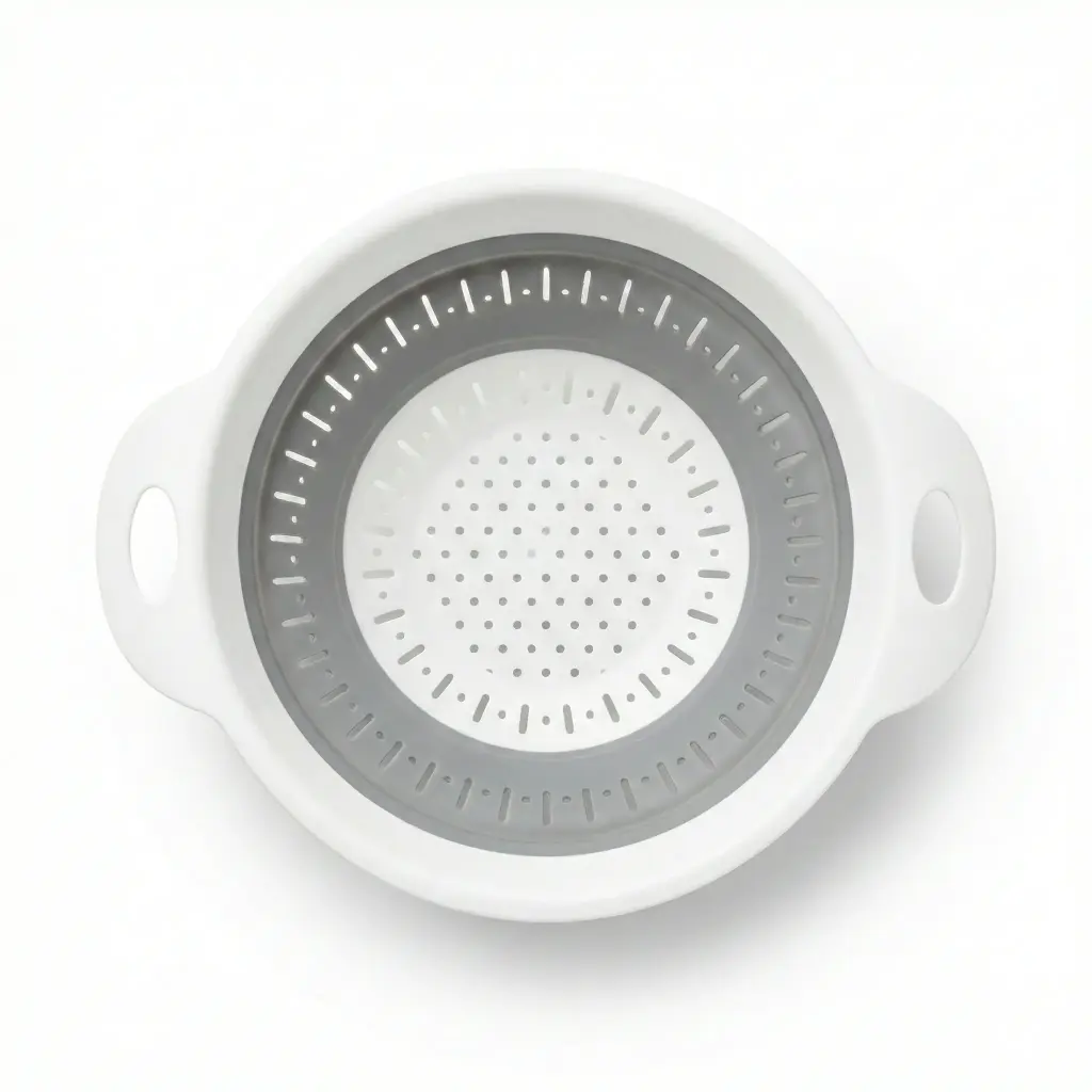 COLADOR D/SILICONA PLEGABLE 20CM ( AD282-01 )