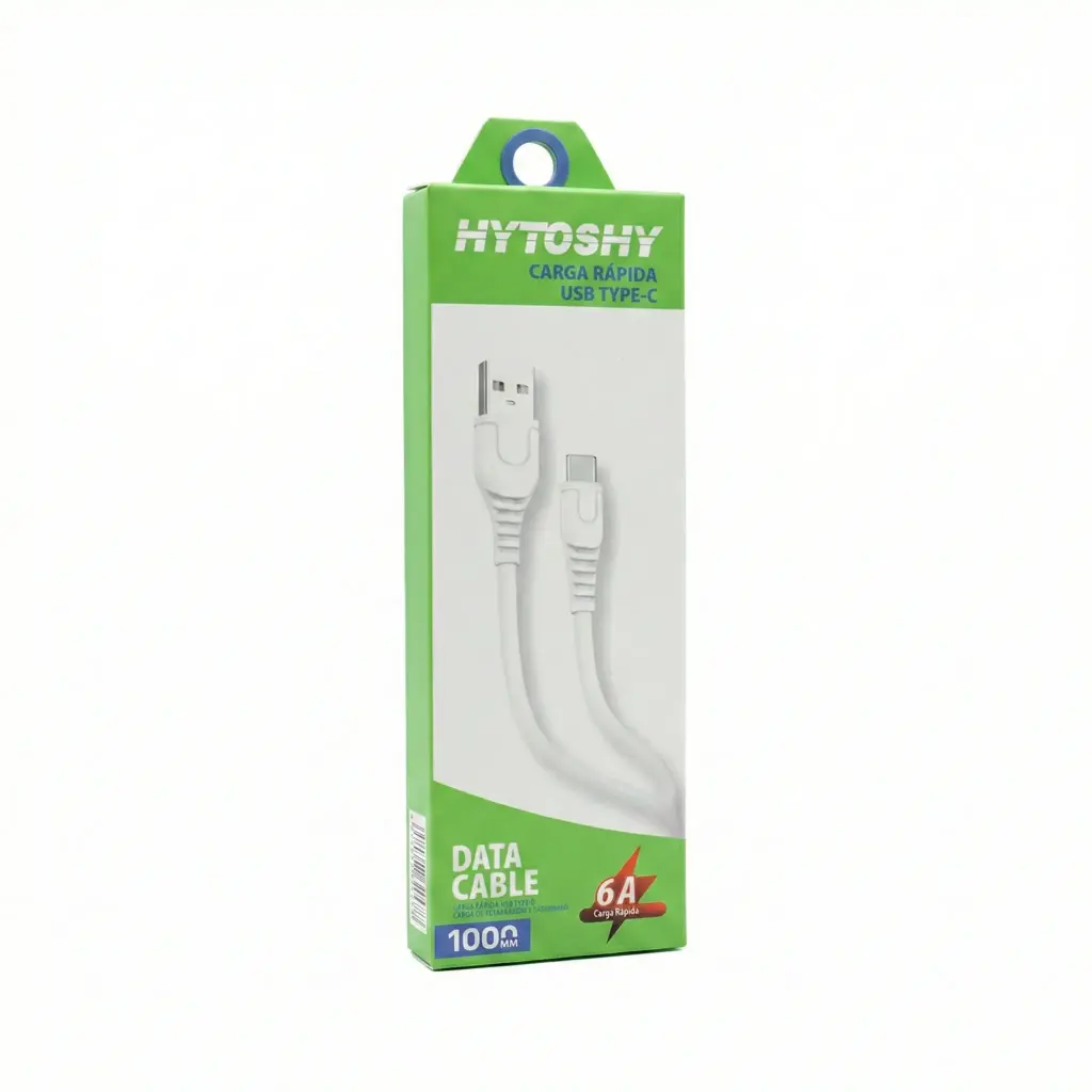 CABLE USB A TIPO C HYTOSHY 6A 1M E/CJ ( X02-2E )