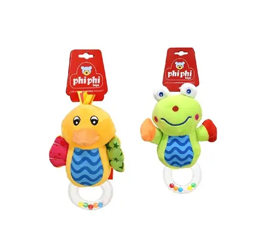 PELUCHE SONAJERO ANIMAL C/ARO TRANSPARENTE E/CT ( 8667 )