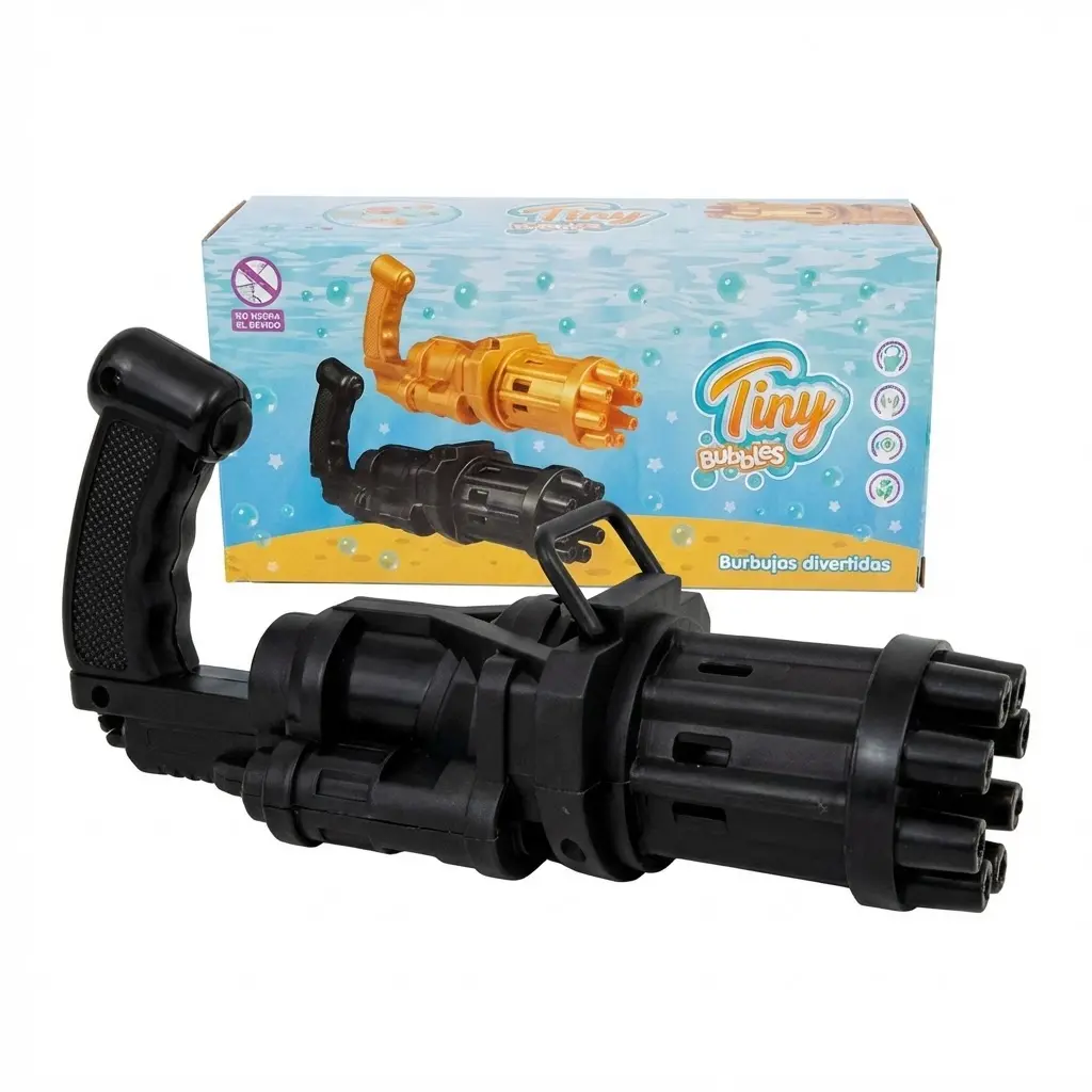 MINI PISTOLA DE BURBUJAS TINY E/ CJ ( 53817 )