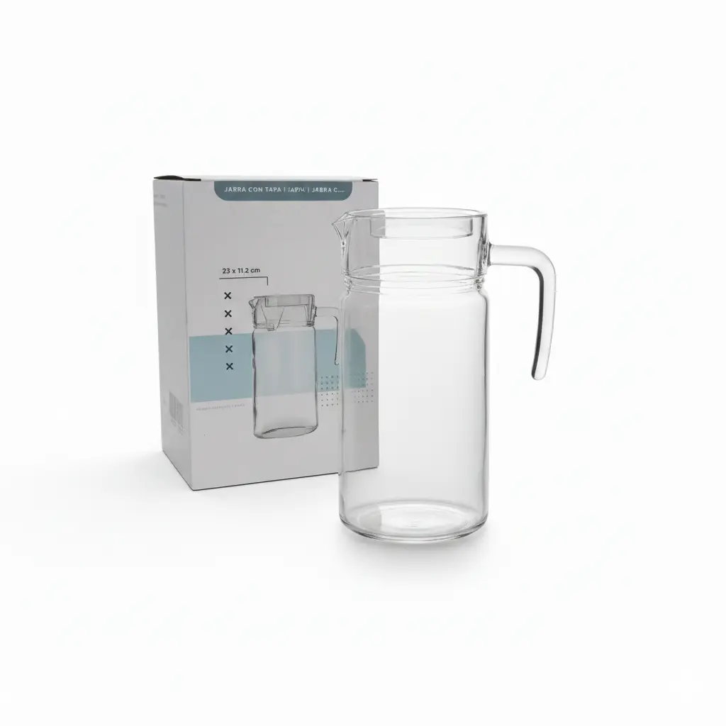 JARRA DE VIDRIO C/TAPA 1.9LTS E/CJ ( NS085436 )
