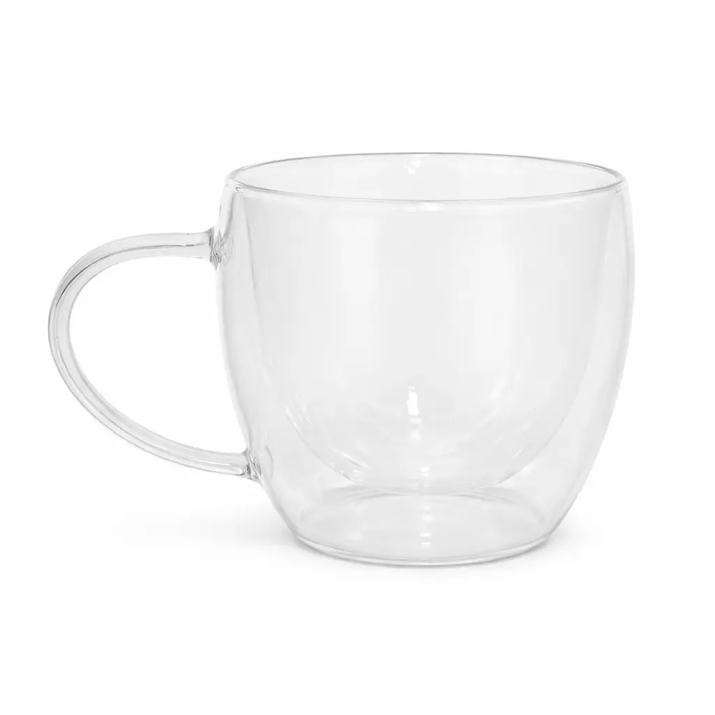 TAZA DOBLE VIDRIO 8.5X9CM E/ CJ ( DL19951 )