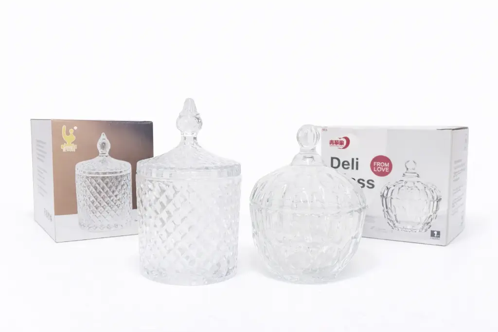 CARAMELERA DE VIDRIO LABRADO ( TG017 / TG1064-4 / 20192 / 20195 )