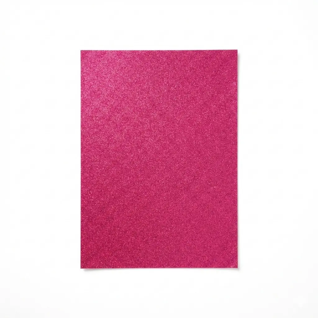CARTULINA GLITTER FUCSIA 35X50CM 250GR ( 648432 )