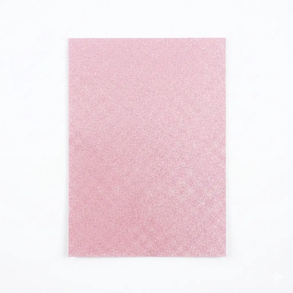CARTULINA GLITTER ROSA 35X50CM 250GR ( 648430 )
