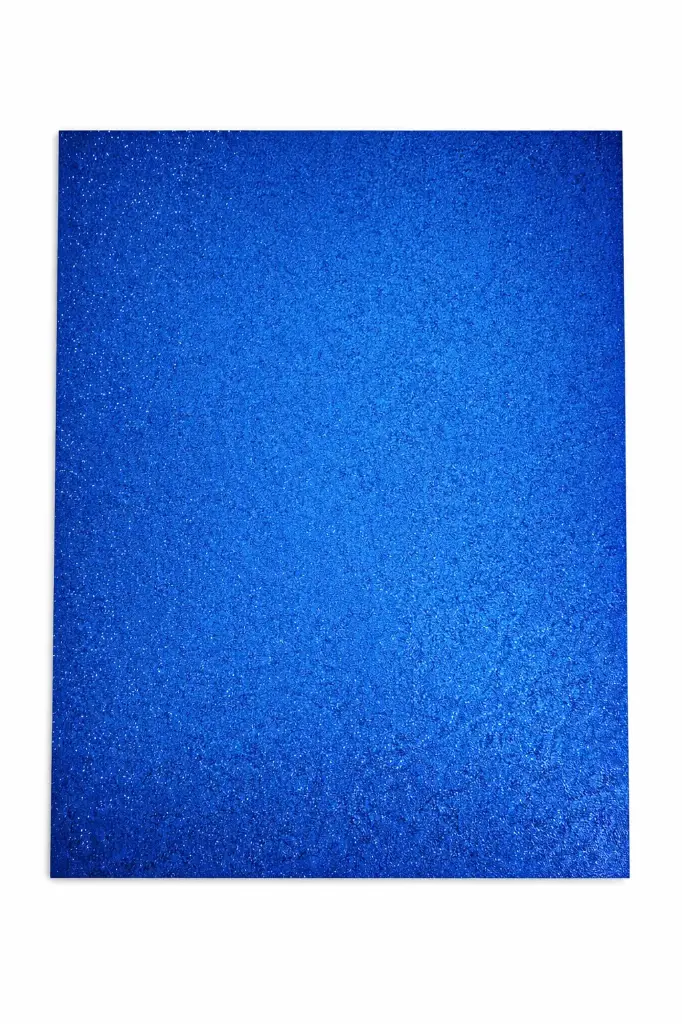CARTULINA GLITTER AZUL 35X50CM 250GR ( 648426 )