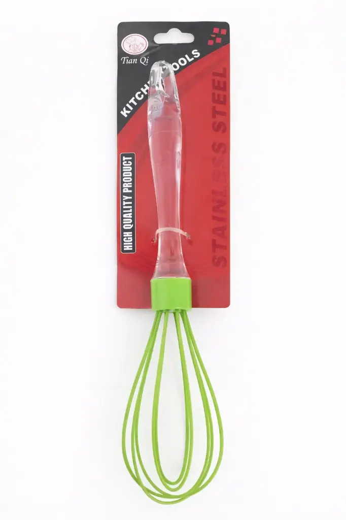 BATIDOR SILICONA MANGO ACRILICO 27CM E/ CT ( CN18245 )