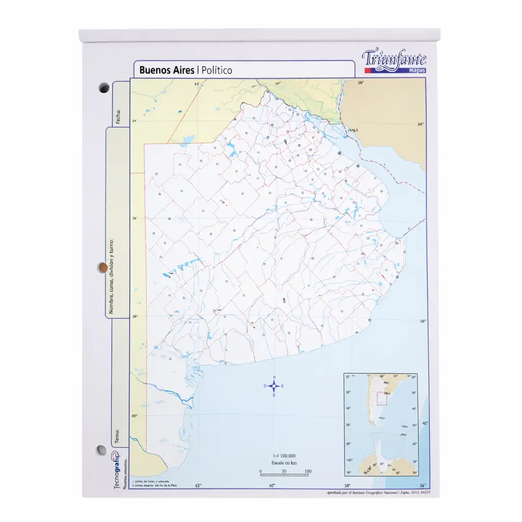 &MAPA N°3 TRIUNFANTE BUENOS AIRES POLITICO