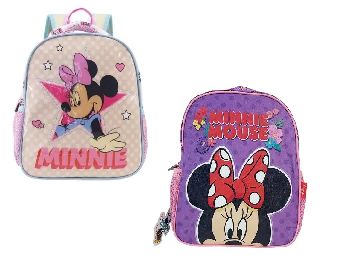 MOCHILA MINNIE MOUSE 1 CIERRE 30 X 27CM ( 70.5900007 / 70.5900004 )