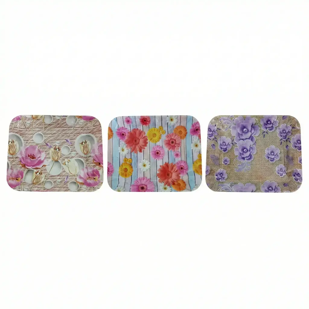 BANDEJA RECTANGULAR PLASTICA 42X32CM ( 34935-3-L )