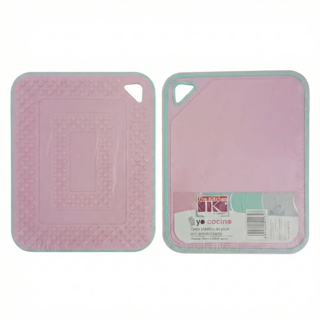 TABLA DE PICAR PLASTICA ANTIDESLIZANTE 25 X 20CM ( SK-1174 )