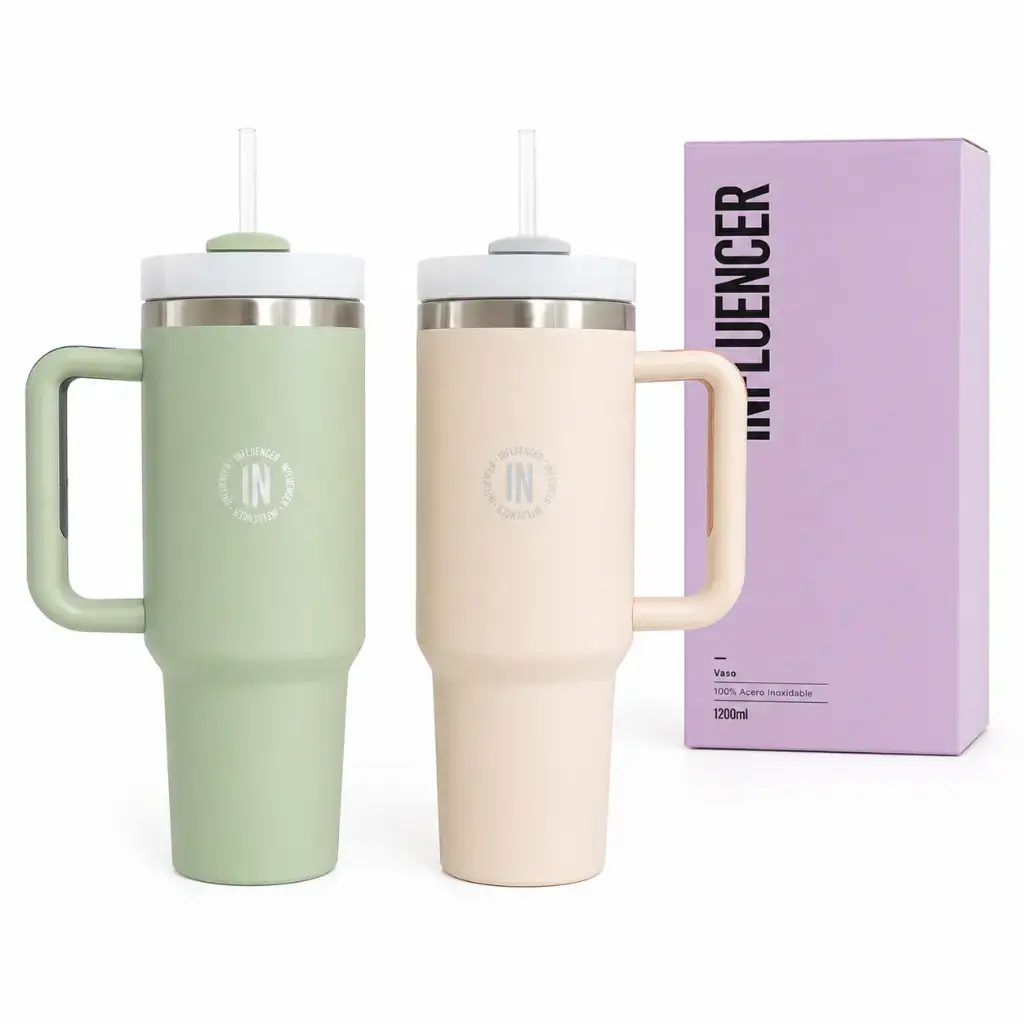 VASO TERMICO INFLUENCER 1200ML E/ CJ ( 68.X1814.1 / 68.X1814.2 )