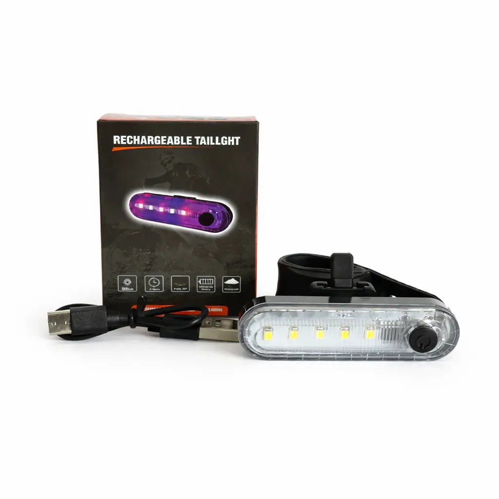 LUZ P/ BICI RECARGABLE USB 7CM E/ CJ ( M05 )