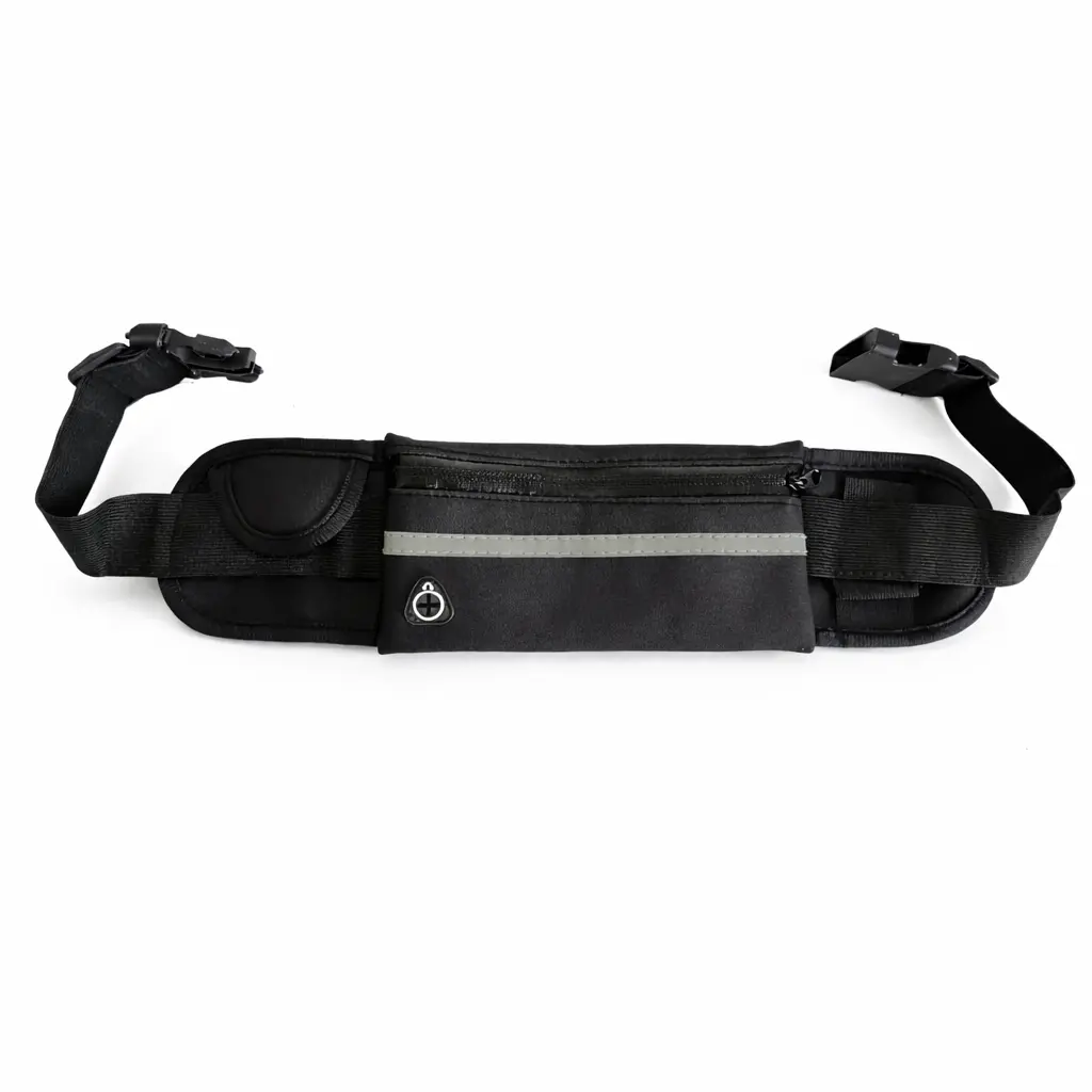 RIÑONERA DEPORTIVA C/ 1 CIERRE Y COMPARTIMIENTOS 38CM ( NC-6063 )