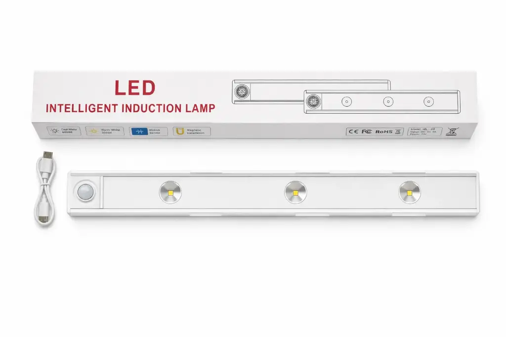 LUZ LED FRIA - CALIDA BAJO MESADA C/ SENSOR MOVIMIENTO USB 40CM E/ CJ ( NC6555 )