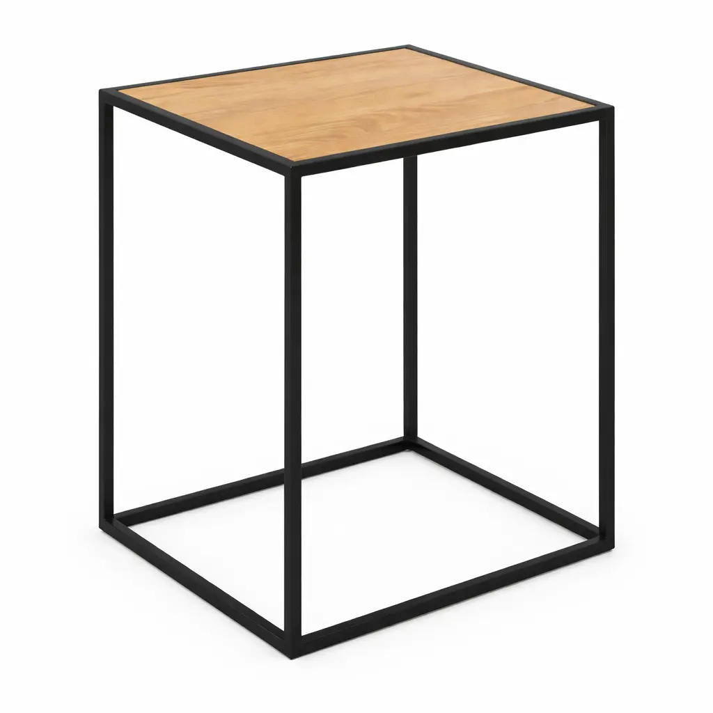 MESA RATONA MDF HIERRO 46CM X 50CM