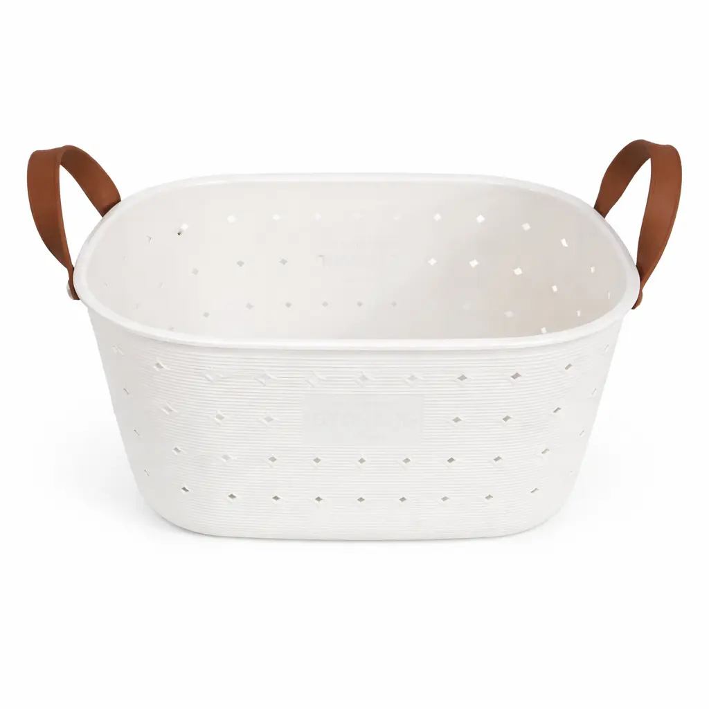 CANASTO PLASTICO C/ MANIJA 34 X 26 X 18CM ( 1040921 )