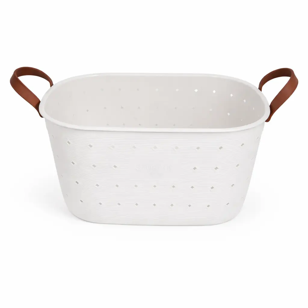 CANASTO PLASTICO C/ MANIJA 39 X 30 X 21CM ( 1040922 )