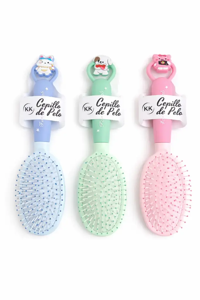CEPILLO P/ CABELLO K&K OVAL PASTEL 26CM ( NS413709 ) 