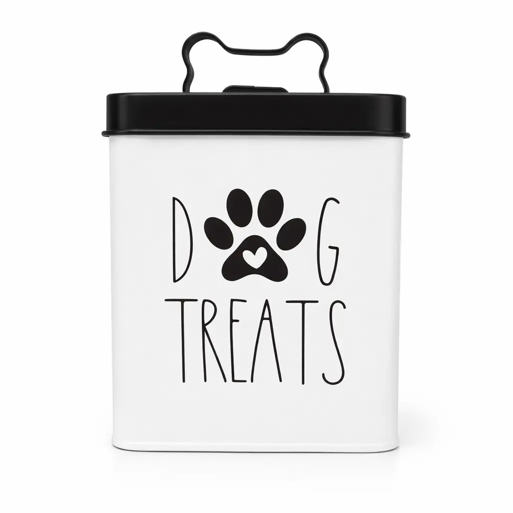 LATA P/ COMIDA MASCOTAS 14 X 14 X 19CM ( DR0245 )