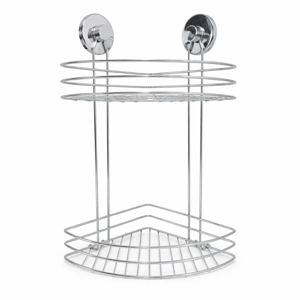 ORGANIZADOR ESQUINERO ACERO P/ BAÑO ( DR0255 )