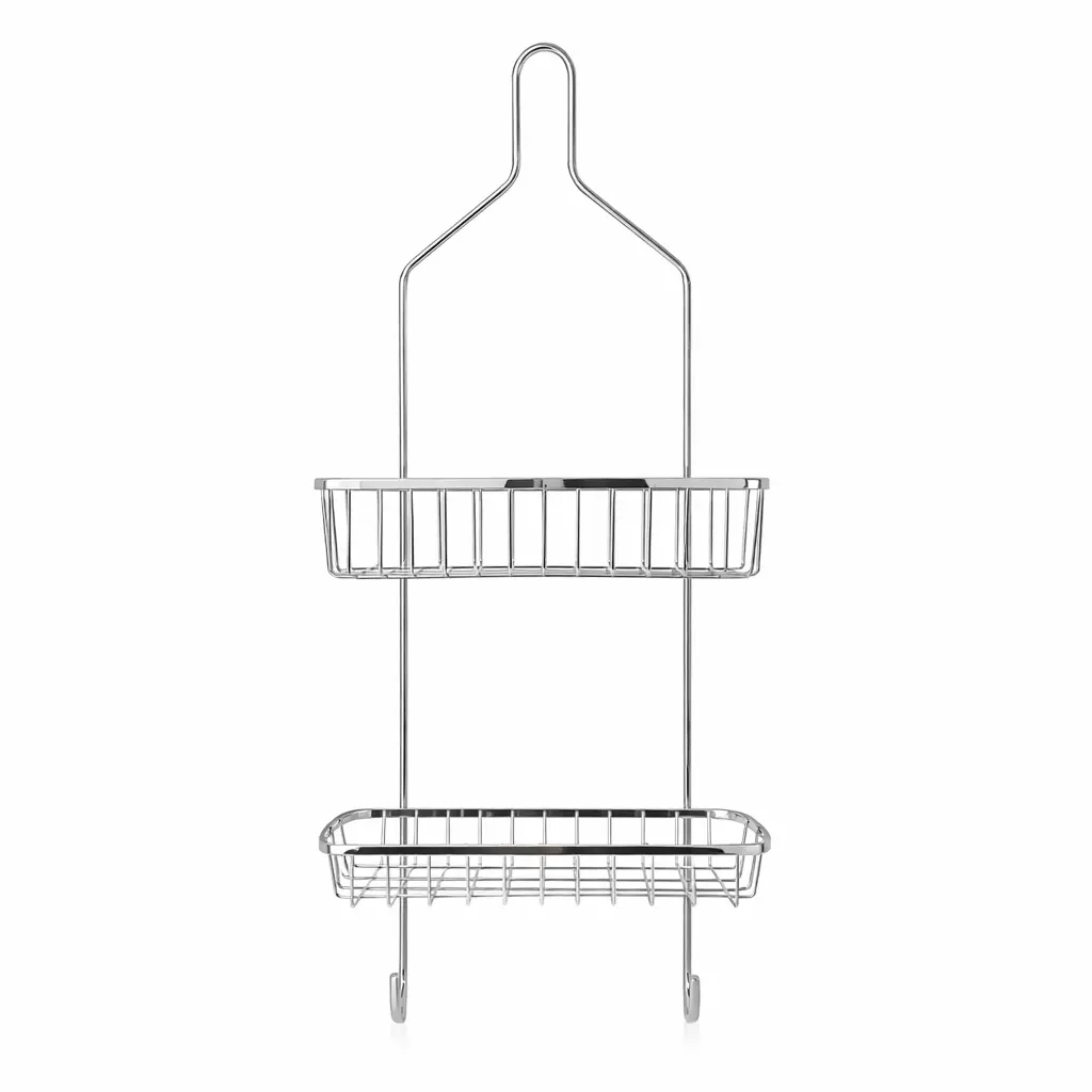 ORGANIZADOR ACERO P/ BAÑO 2 ESTANTES ( DR0262 )