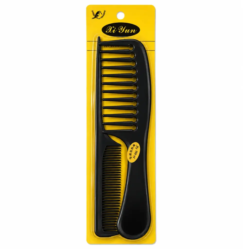 PEINE NEGRO 21CM X2 E/ CT ( 2554-35 )