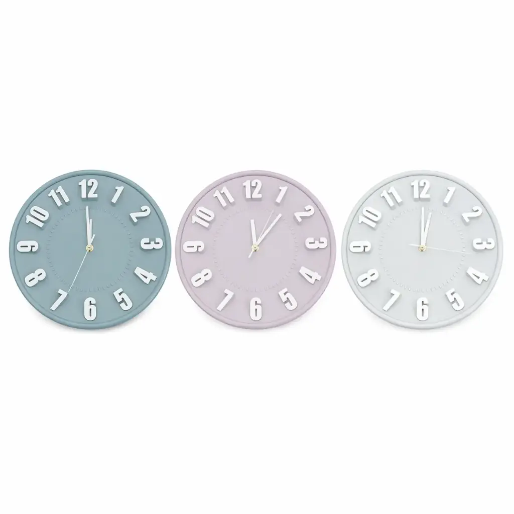 RELOJ DE PARED REDONDO 30CM E/ CJ ( NS426341 )