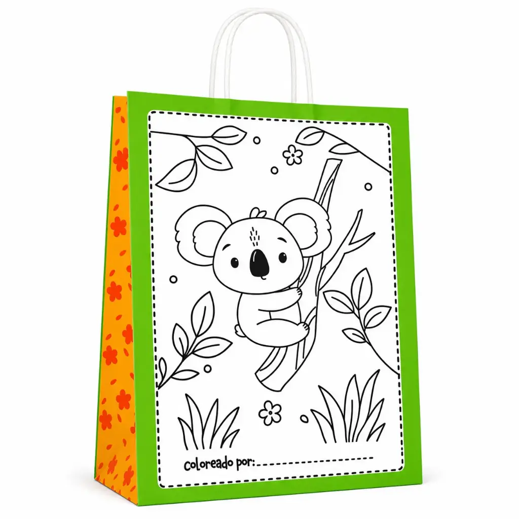 BOLSA P/ REGALO AVENTURAS PARA PINTAR 30 X 12 X 41CM