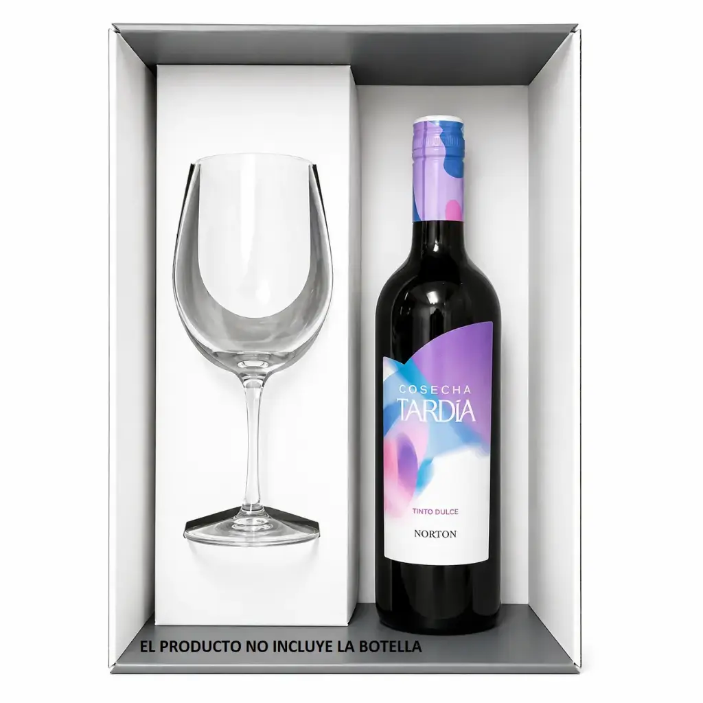 CAJA P/ REGALO C/ COPA LINA 580ML ( 1473 )