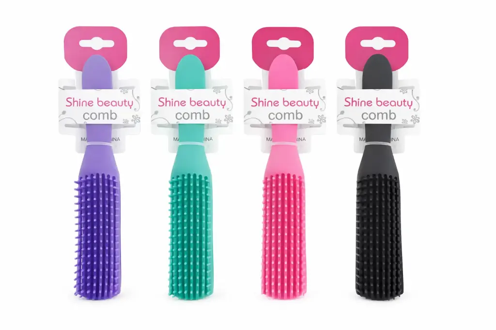 CEPILLO P/ CABELLO ARAÑA FLEXIBLE ANTI FRIZZ E/ CT ( HT-2179 )