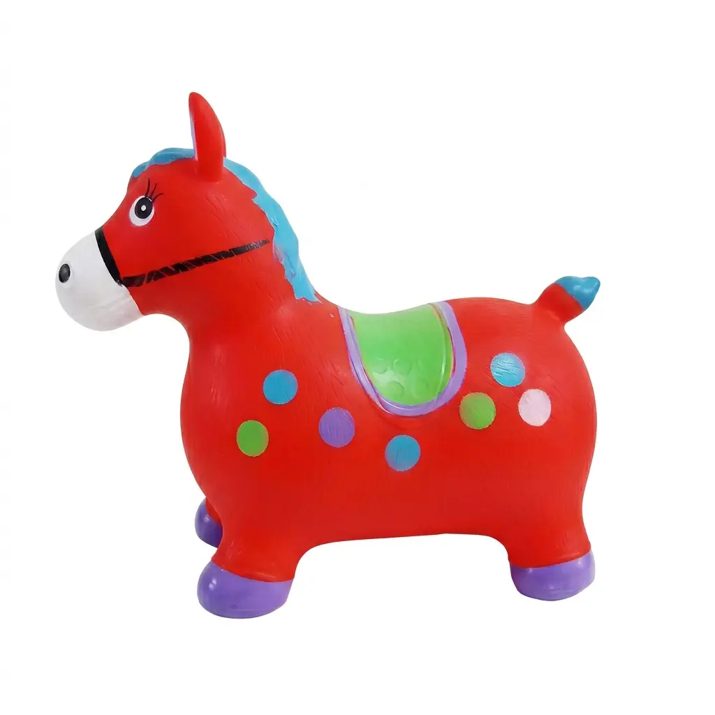 CABALLITO SALTARIN INFLABLE 60 X 33 X 38CM E/ BO ( 56105 )