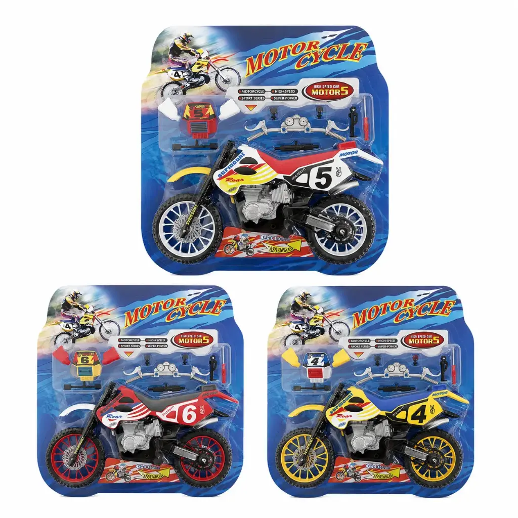 MOTO CROSS DESARMABLE E/ BL ( ZR-8180Z1 )