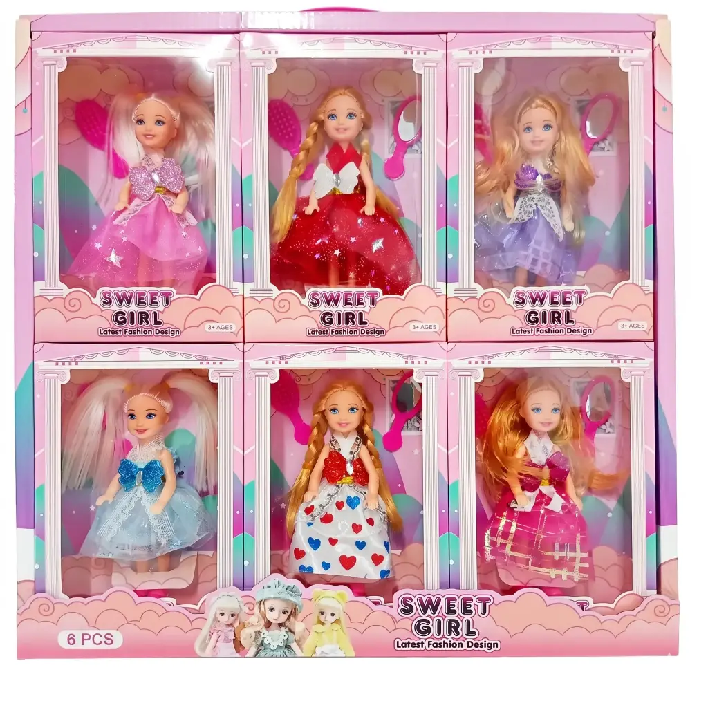 MUÑECA C/ ACCESORIOS E/ CJ ( DX537-2-Z1 )