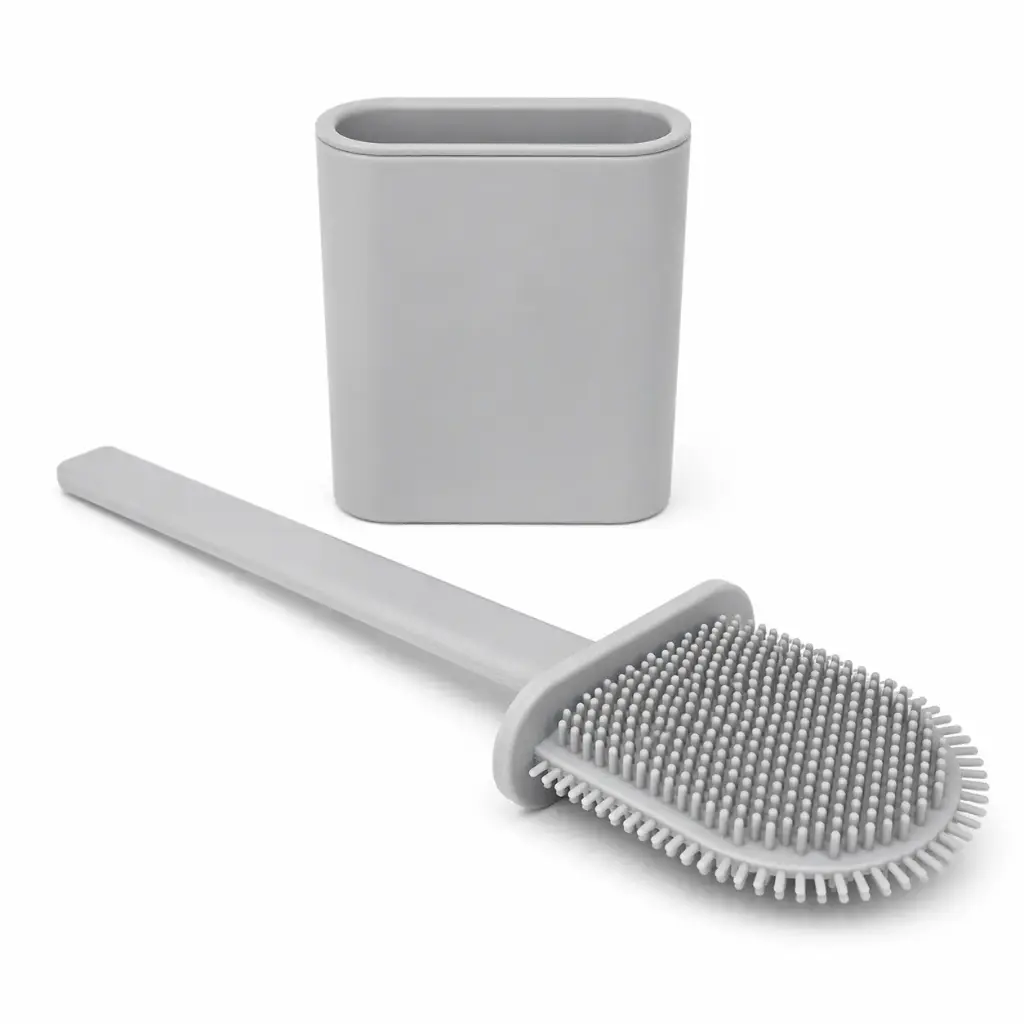 ESCOBILLA P/ BAÑO SILICONA E/ CJ ( DR0141 )