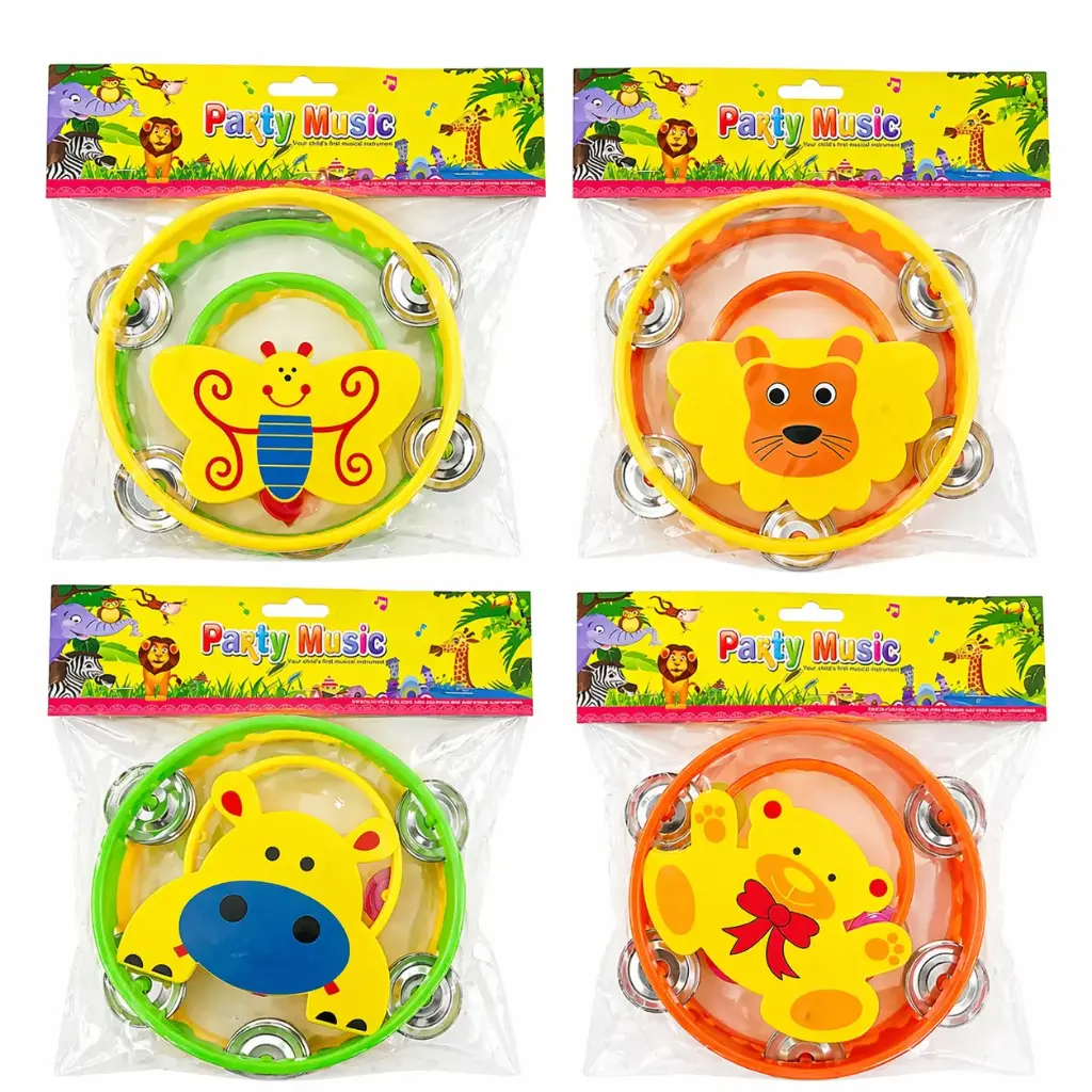 PANDERETA ANIMALITO X2 E/ BO ( SD18839Z1 )