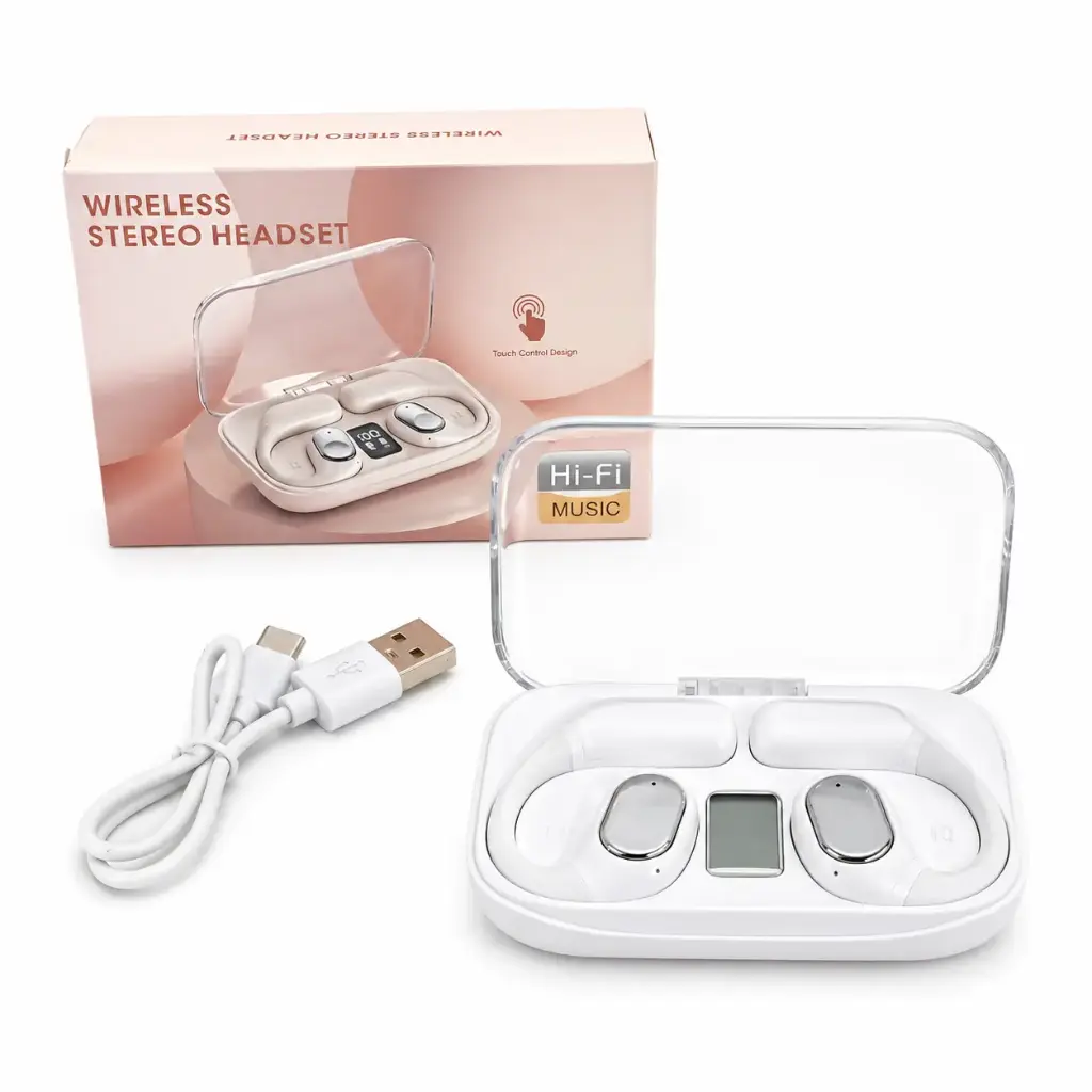 AURICULAR C/ BLUETOOTH RECARGABLE E/ CJ ( LC56302 )