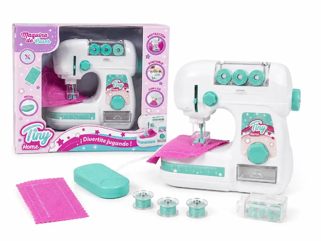 MAQUINA DE COSER TINY C/ LUZ E/ CJ ( 56097 )