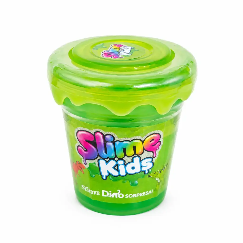 SLIME KIDS C/ DINO SORPRESA 100GRS ( 57713 )