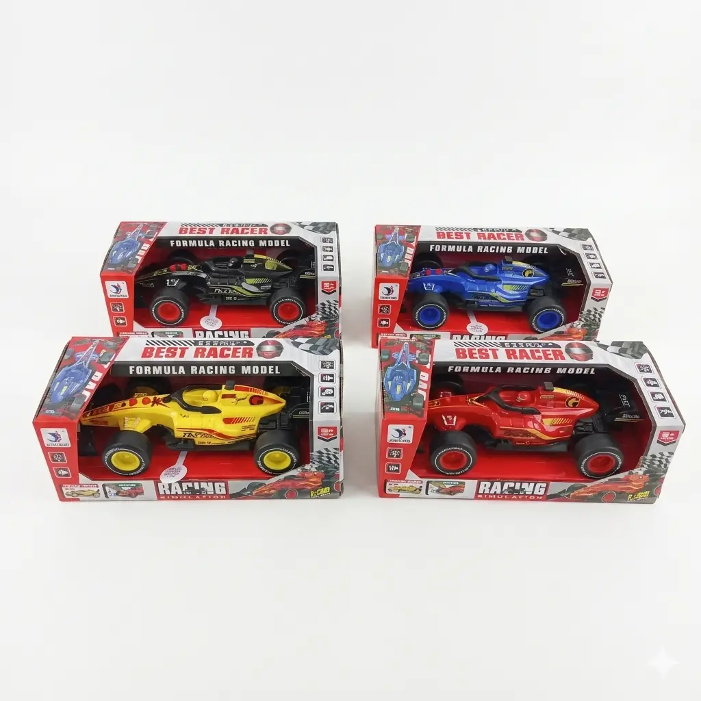 AUTO F1 A FRICCION C/ SONIDO ESCALA 1:36 E/ CJ ( 1189-96-Z1 )