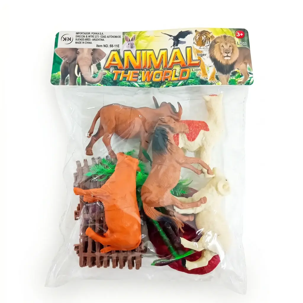 SET DE ANIMALES DE GRANJA C/ ACCESORIOS E/ BO ( 88-11E-Z1 )